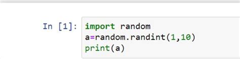 create random number python.